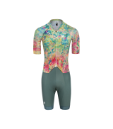 Combinaison cycliste manches courtes homme | FEARLESSLY Z6 Green