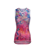 Sous-vêtements cyclistes sans manches femme | FEARLESSLY Z6 Violet