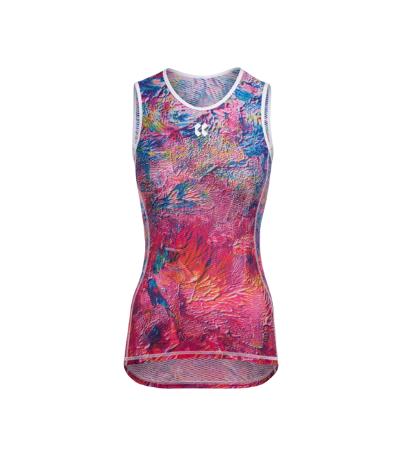 Sous-vêtements cyclistes sans manches femme | FEARLESSLY Z6 Violet