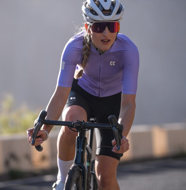 Maillot cycliste manches courtes femme RAZOR | PASSION Z6 Lavender Purple